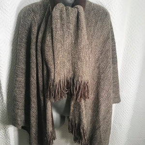 Fringed Poncho Cape